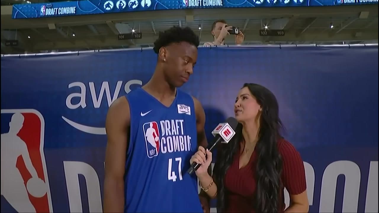 #AJDybantsa Breaks Down Why He Deserves To Be The #1 Pick In The #NBA Draft At The Combine